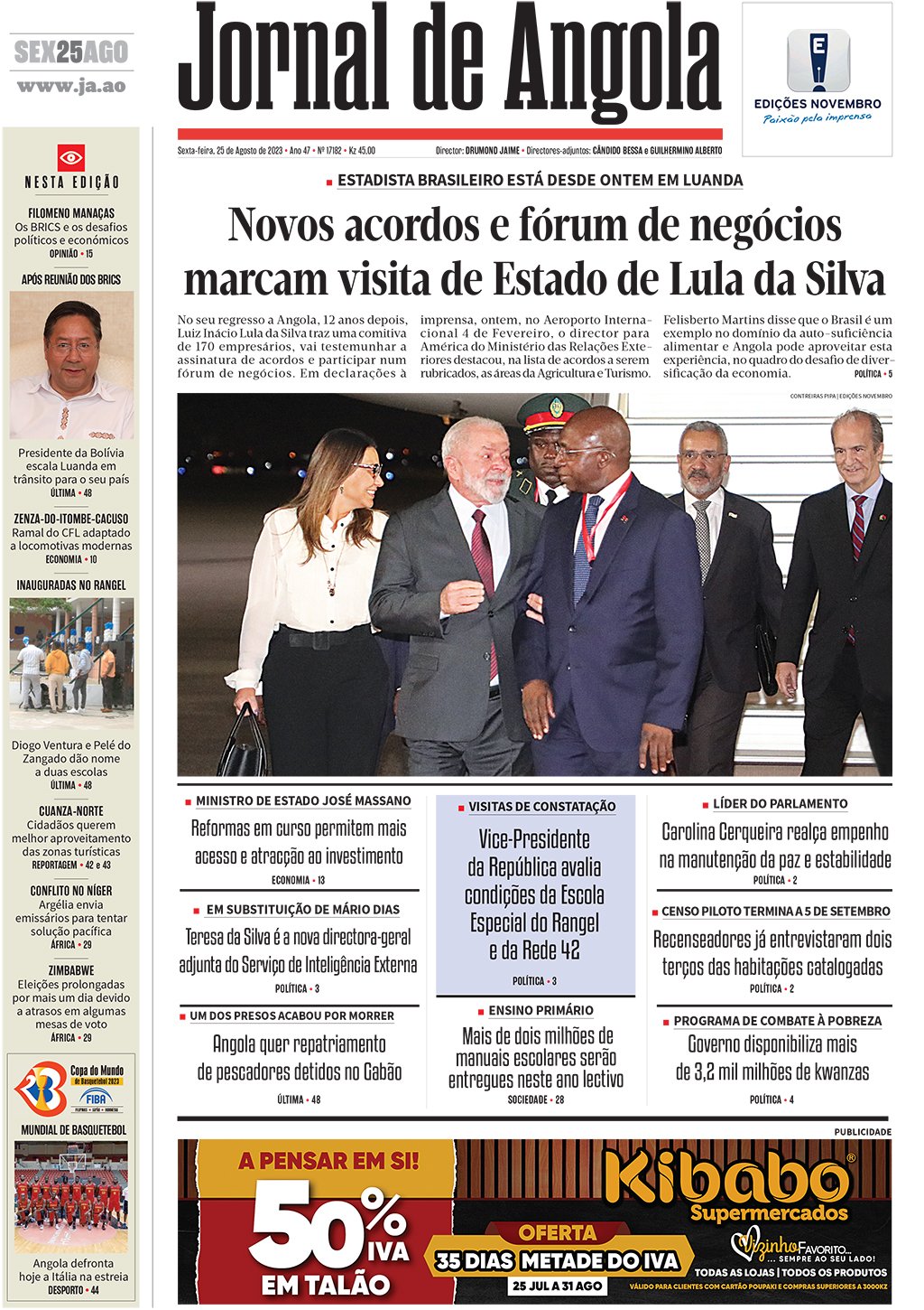 Jornal de Angola - Notícias - Angola defronta Senegal nas